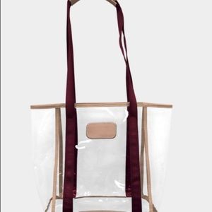 Jon Hart Tourney Tote in Burgundy